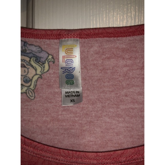 New LulaRoe Classic T shirt Size XS Disney Miss Piggy pink - Picture 5 of 9